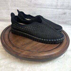 Ilse Jacobsen Black Tulip Slip On Sneakers Shoes Size 38 (7.5-8)